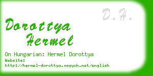 dorottya hermel business card